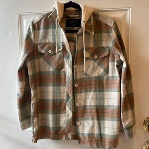 Empyre hooded flannel jacket